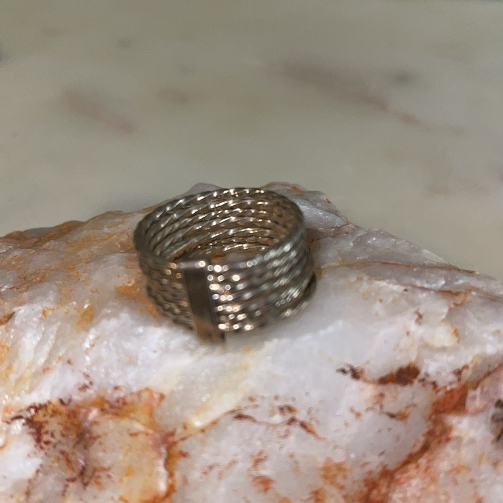 Sterling Silver Multi- Layer Ring - image 3